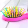 Anti-static comb - rainbow hair brush with mirrorHair