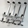 Wandgemonteerde wijn / bier / wodka dispenser - 4 flessen rij - 25ml - 30ml - 45mlBar producten
