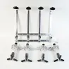 Wandgemonteerde wijn / bier / wodka dispenser - 4 flessen rij - 25ml - 30ml - 45mlBar producten