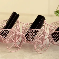Vintage driewieler - ijzeren fiets met mand - opbergdoos - woondecoratieDecoratie
