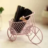 Vintage driewieler - ijzeren fiets met mand - opbergdoos - woondecoratieDecoratie