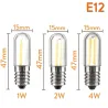 E14 - E12 - 1W - 2W - 4W - LED - mini lamp koelkast / vriezer - dimbaarE14