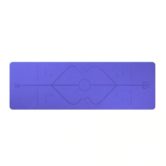 Yoga mat with position lines - gym - pilates - fitness - non-slip sport matEquipment