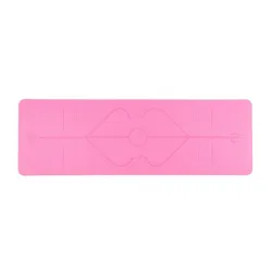 Yoga mat with position lines - gym - pilates - fitness - non-slip sport matEquipment