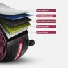 ABS roller - wiel - buikspiertrainer - kniematEquipment