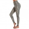 Fitness - Yoga - legging met zakken - gecomprimeerd - zweetabsorberend - hoge taille - luipaardprintFitness