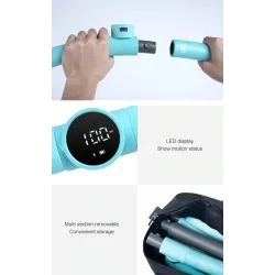 Slimme Bluetooth hoelahoep - calorieën tellen - somatosensorische herkenning - instelbare lus - LED-displayEquipment