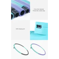 Slimme Bluetooth hoelahoep - calorieën tellen - somatosensorische herkenning - instelbare lus - LED-displayEquipment