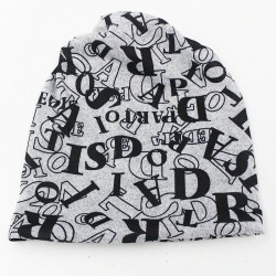Multifunctional beanie - scarf - design with letters - unisexHats & Caps
