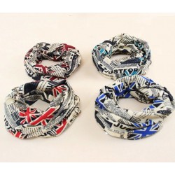 Multifunctional beanie - scarf - unisex - UK flag - newspaper designHats & Caps