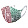 Gezicht / mond beschermend masker - herbruikbaar - stofdicht - kleurrijke strass steentjesMondmaskers