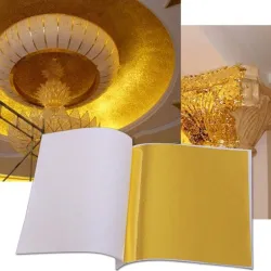 8-14 cm - folie vellen papier - goud - zilver - huis - ambachtelijke - decoratie - 100 stuksDecoratie
