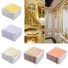 8-14 cm - folie vellen papier - goud - zilver - huis - ambachtelijke - decoratie - 100 stuksDecoratie