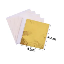 8-14 cm - folie vellen papier - goud - zilver - huis - ambachtelijke - decoratie - 100 stuksDecoratie