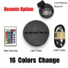 3D uil - LED nachtlampje - USB - touch control / afstandsbedieningVerlichting
