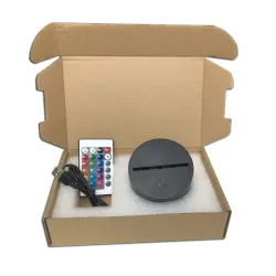 3D uil - LED nachtlampje - USB - touch control / afstandsbedieningVerlichting
