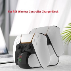 DualSense PS5 draadloze controller - dubbel USB-oplaadstation - LED-indicatorAccessoires