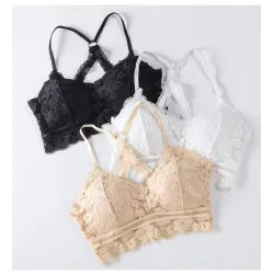 Sexy lace top - seamless bra with push-upLingerie