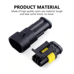 Waterproof connectors - electrical wire plug terminals - 1-6 pins - cars - trucks - motorcycles - 5 piecesCars & Vehicles