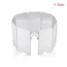 Windscherm gasfornuis - 9 platen - opvouwbaar - buiten / campingSurvival gereedschap