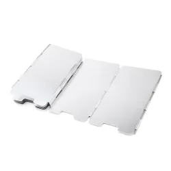 Windscherm gasfornuis - 9 platen - opvouwbaar - buiten / campingSurvival gereedschap