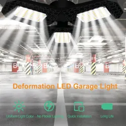 LED bulb - foldable lamp - high power - E27 - 110V - 220V - 40W - 60W - 80WE27