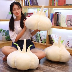 Garlic shaped pillow - plush toy - 40cm