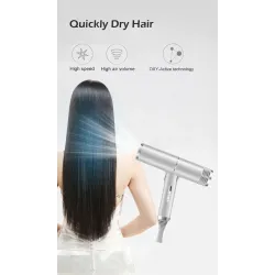Professional hair dryer- ionic - grey - 220VHair
