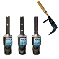 Diamantboorkroon - adapter voor elektrische boor - SDS Plus M22 - rond - vierkant - driehoekBits & boren