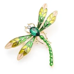 Crystal dragonfly - broochBrooches