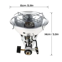 Outdoor / camping heater - afneembare infraroodstraalverwarmerSurvival gereedschap