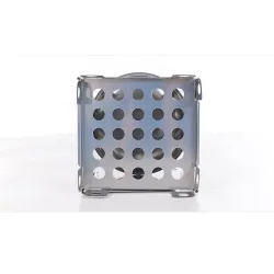 Outdoor / picnic / camping stove - foldable - with a tray - stainless steelSurvival tools