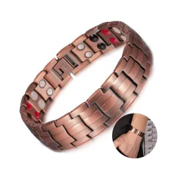 Vintage koperen armband - magnetisch - gezondheid - energie - unisexArmbanden