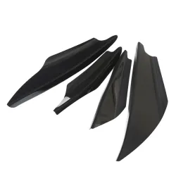Universal - front bumper spoilers protector - black - 4 piecesStyling parts