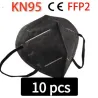 KN95 / FFP2 - beschermend mond- / gezichtsmasker - vijflaags - antibacterieel - herbruikbaar - 10 - 100 stuksMondmaskers