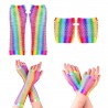 Colorful fishnet gloves - retro mermaid - fingerless - long / shortGloves