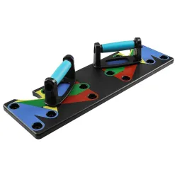9 in 1 - push ups rek - uitklapbare plank - trainer voor buikspieren / borst / spierenEquipment