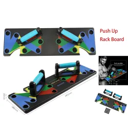9 in 1 - push ups rek - uitklapbare plank - trainer voor buikspieren / borst / spierenEquipment