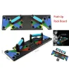 9 in 1 - push ups rek - uitklapbare plank - trainer voor buikspieren / borst / spierenEquipment