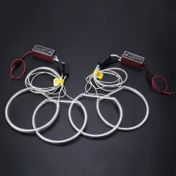 Angel eye light - halo ring - witte LED - 131mm - voor BMW E36 E38 E39 E46 - 4 stuksLampen & verlichting