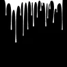 Druipend bloed - vinyl autostickerStickers