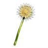 Groene paardebloembloem - brocheBroches