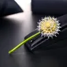 Groene paardebloembloem - brocheBroches