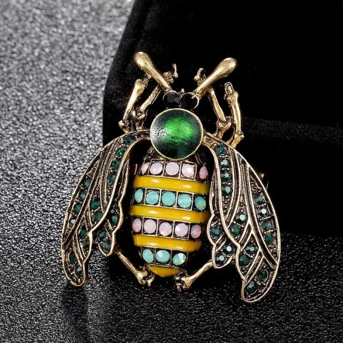 Crystal bee - elegante brocheBroches