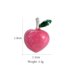 Roze appelbroche - speldBroches