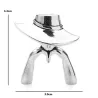 Dame figuur met hoed - brocheBroches