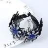 Bloemen haarclip - knot maker - klauw - met sprankelende strass steentjesHaarspelden