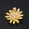 Zonnebloem - metalen brocheBroches
