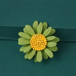 Zonnebloem - metalen brocheBroches