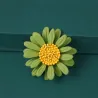 Sunflower - metal broochBrooches